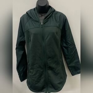 The North Face Regular Fit Women's Green Full Zip Hoodie Jacket Size M
